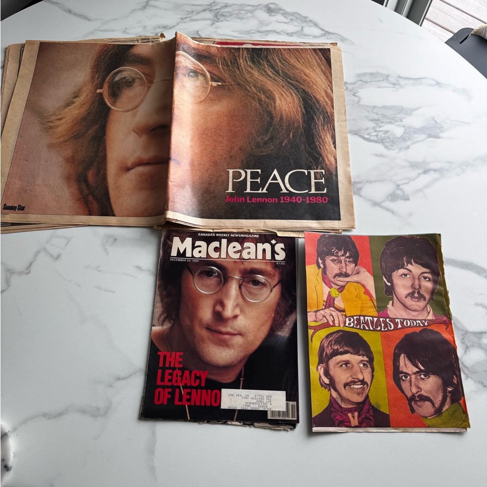 Vintage Music Memorabilia Magazine Set - Multi-Color Home Art